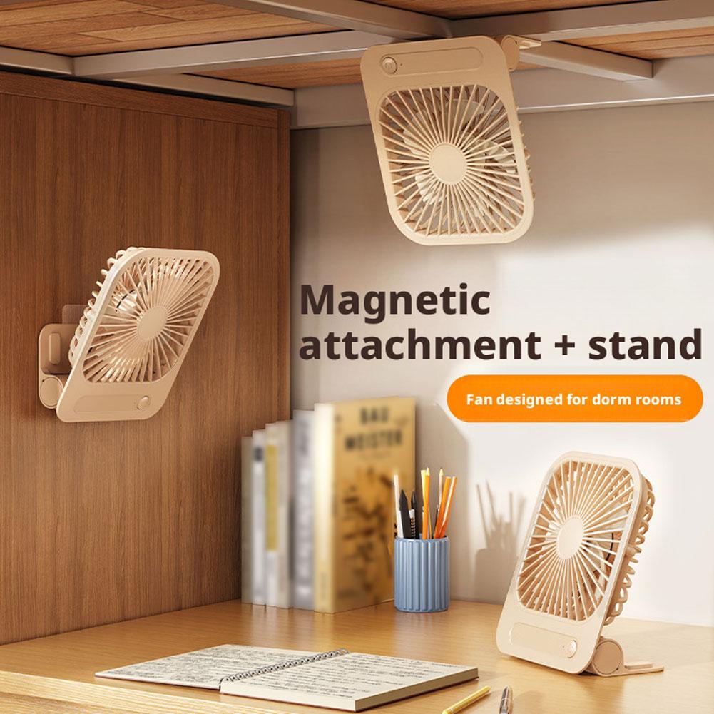 Desk Setup Desk - Ultra-thin Magnetic Cooling Fan Table Desk