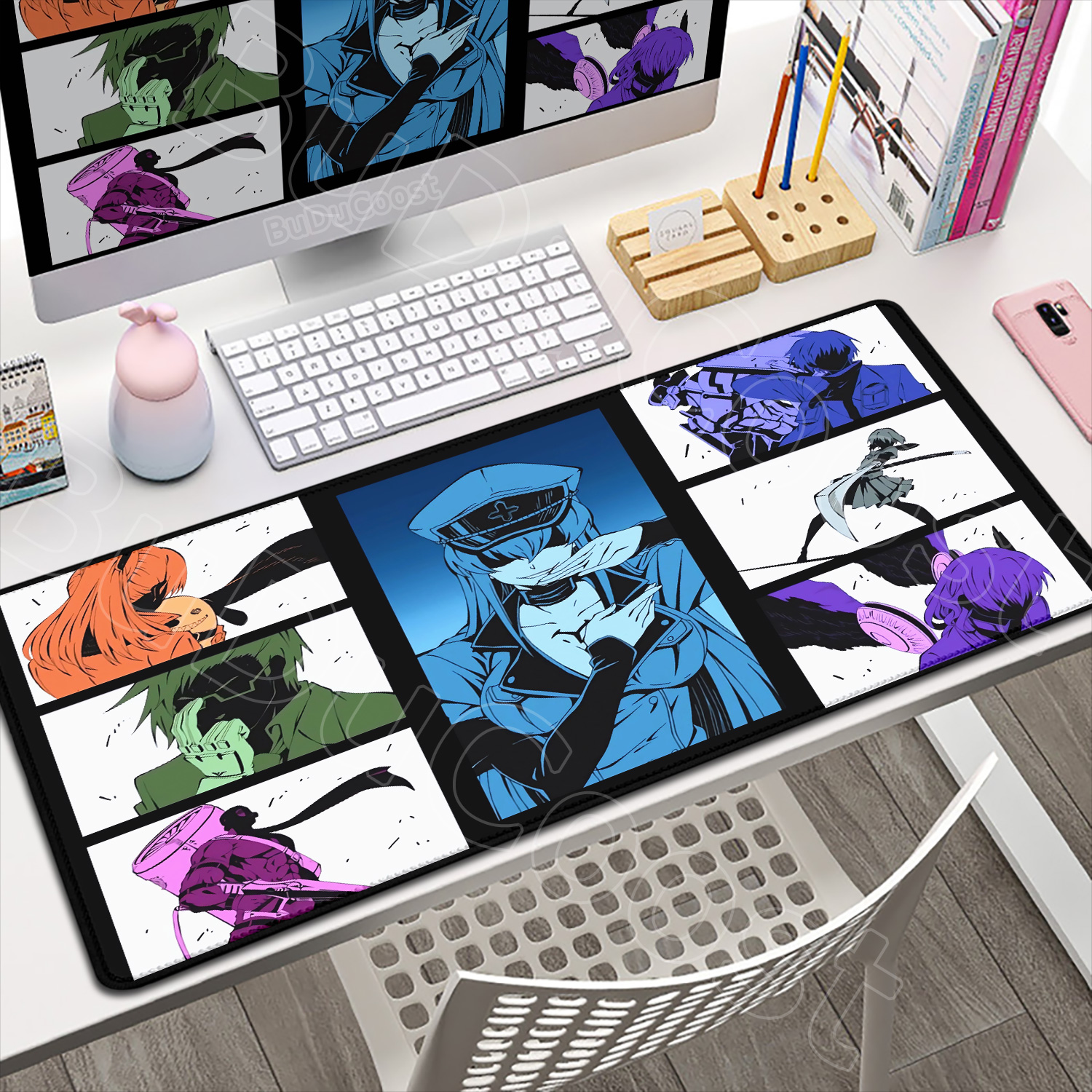 Desk Setup Nature - Anime Akame Ga Kill Mouse Pad