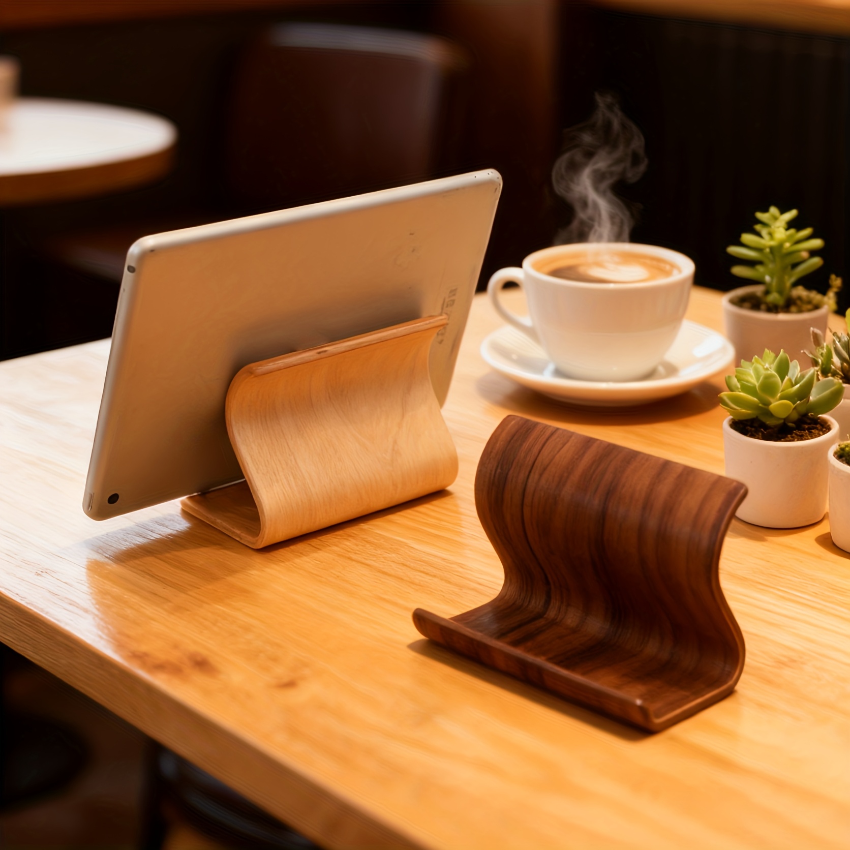 Desk Setup Wood - [New Wooden Phone Stand] New Wooden