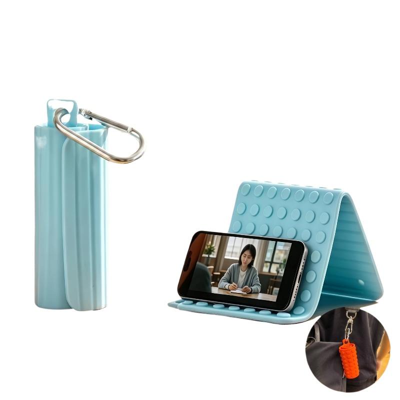 Desk Setup Stand - Bendable Silicone Phone Stand Foldable Multi