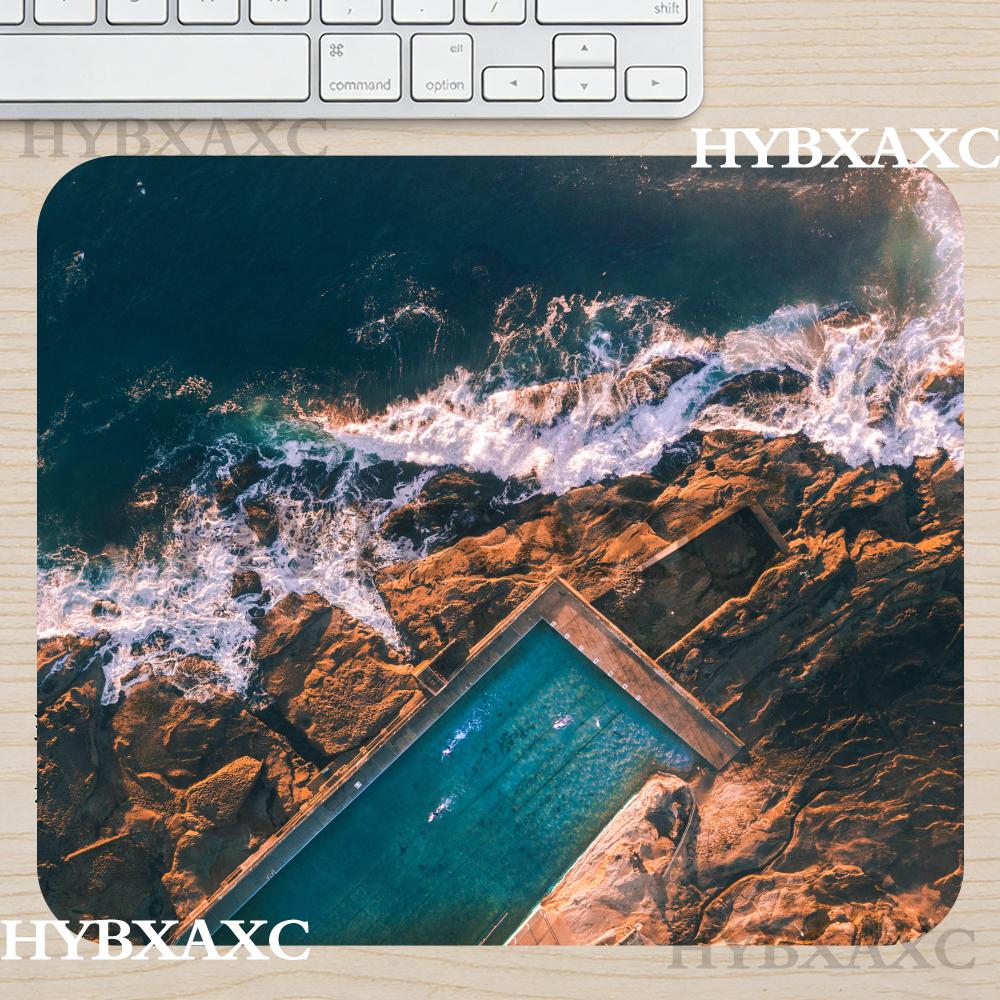 Desk Setup Nature - HYBXAXC MAerial Ocean Wave Mouse Pad,