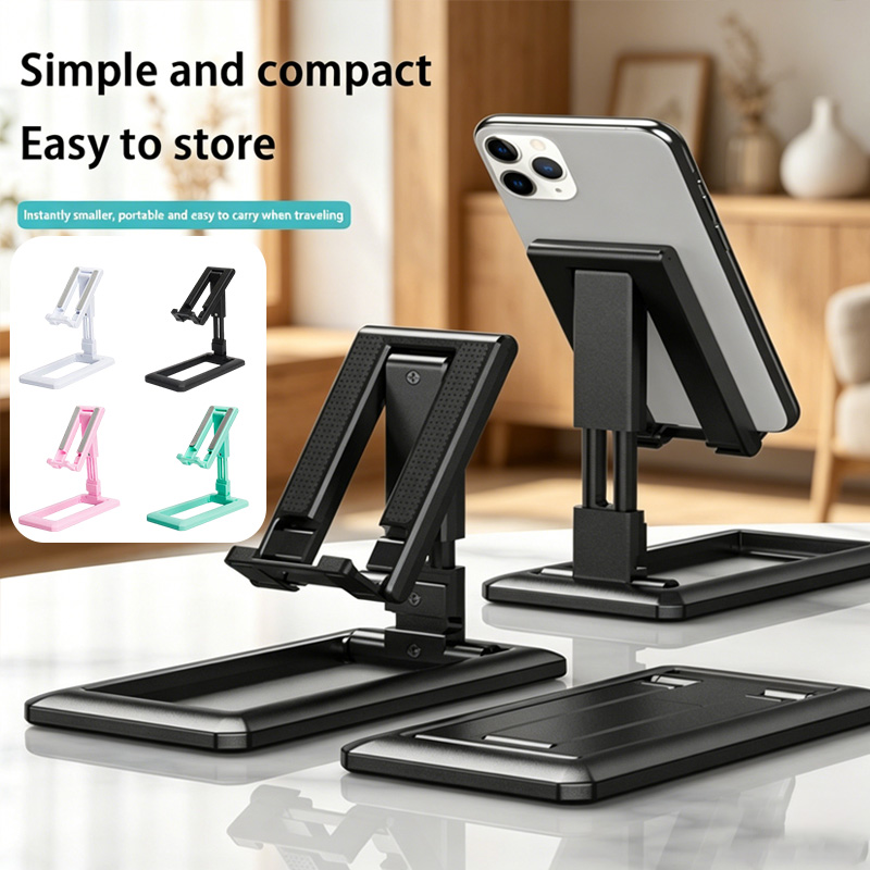 Desk Setup Stand - Foldable Tablet Mobile Phone Desktop Phone