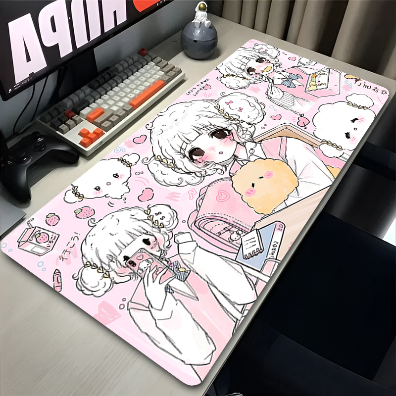 Mouse Pad Laptop Gaming Extend - Desk Setup Pink avaliação e preço