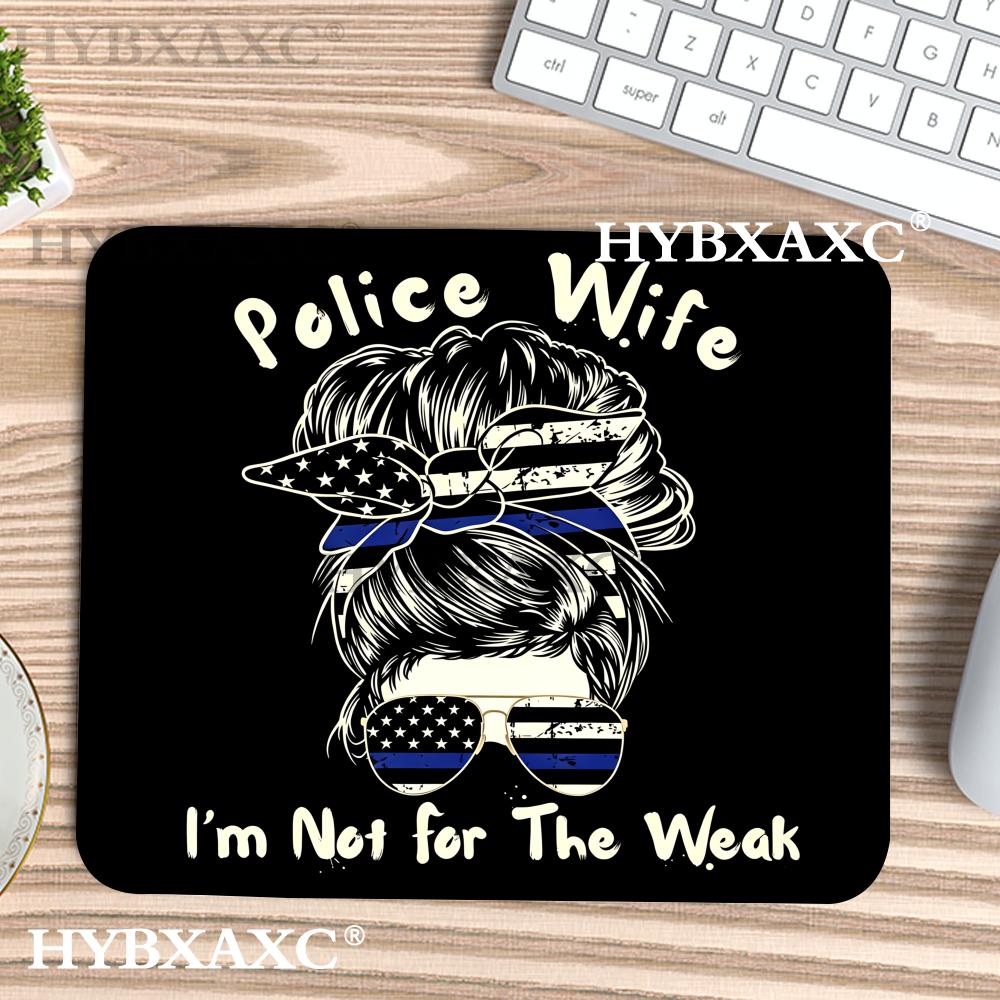 HYBXAXC Police Wife Mouse Pad  - Desk Setup Blue avaliação e preço