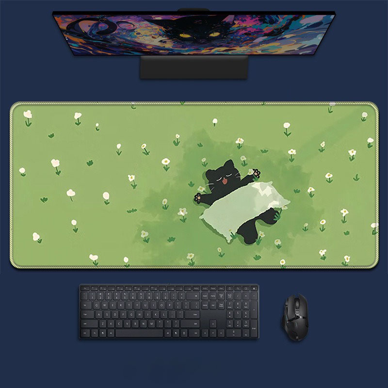 Anime Girl Forest Landscape La - Desk Setup Nature avaliação e preço