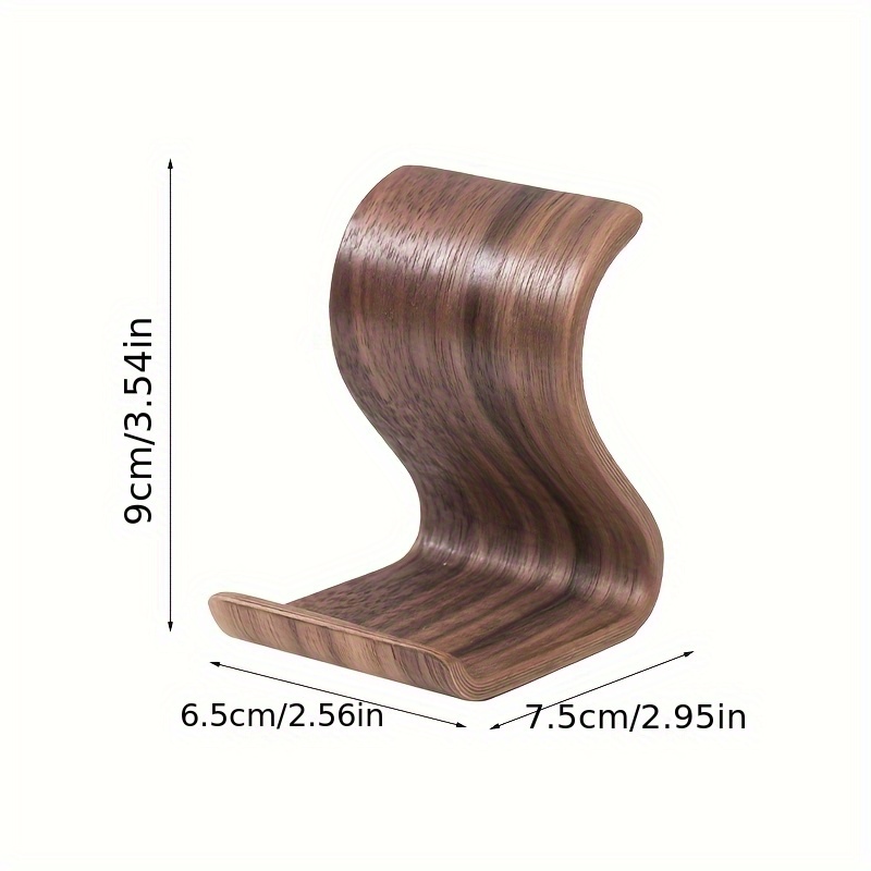 [New Wooden Phone Stand] New W - Desk Setup Wood avaliação e preço
