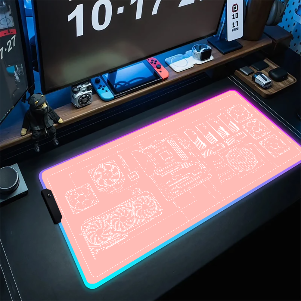 CPU Artistic line design Mouse - Desk Setup Artist avaliação e preço