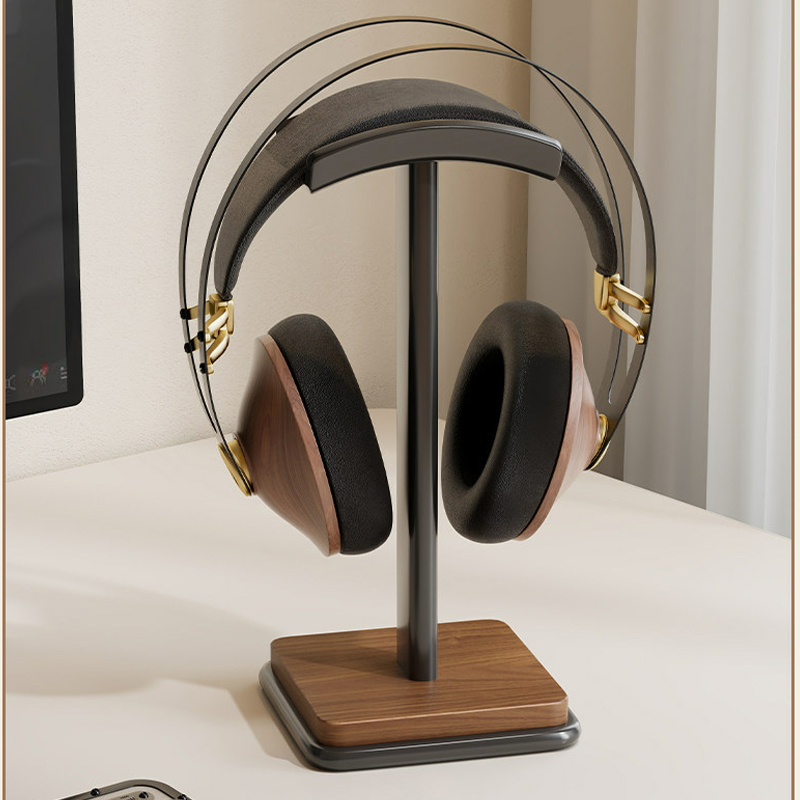 Universal Headphones Stand Rea - Desk Setup Wood avaliação e preço