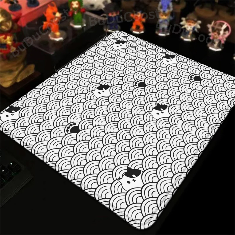 18x22cm Small Rug Black Cat Cl - Desk Setup Pink avaliação e preço