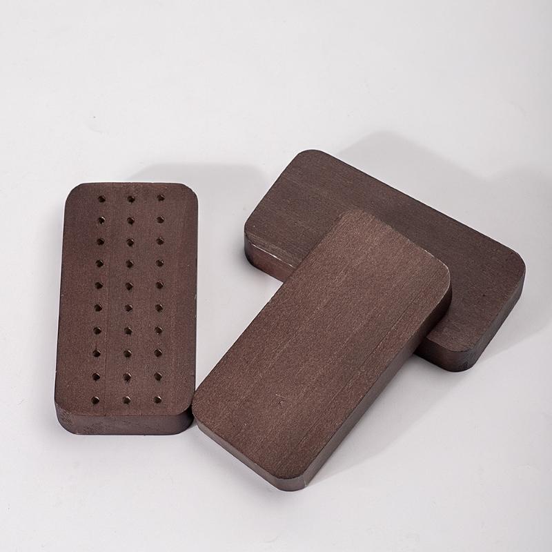 30 Slots Polishing Head Storag - Desk Setup Wood avaliação e preço