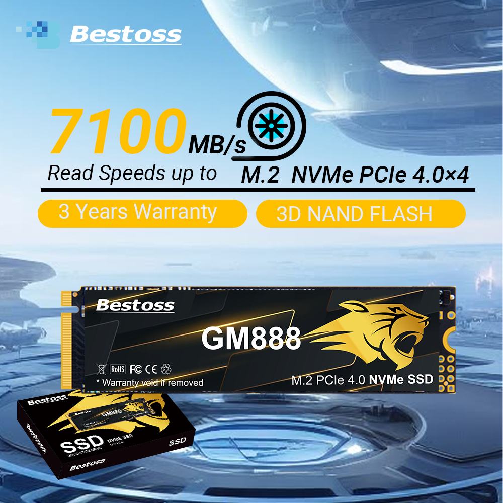 Bestoss M2 SSD 512GB 1TB 2TB P - Desk Setup Ps5 avaliação e preço