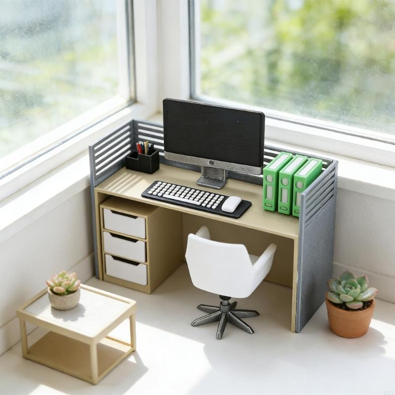  Miniature Offices Setup With  - Desk Setup Nature avaliação e preço