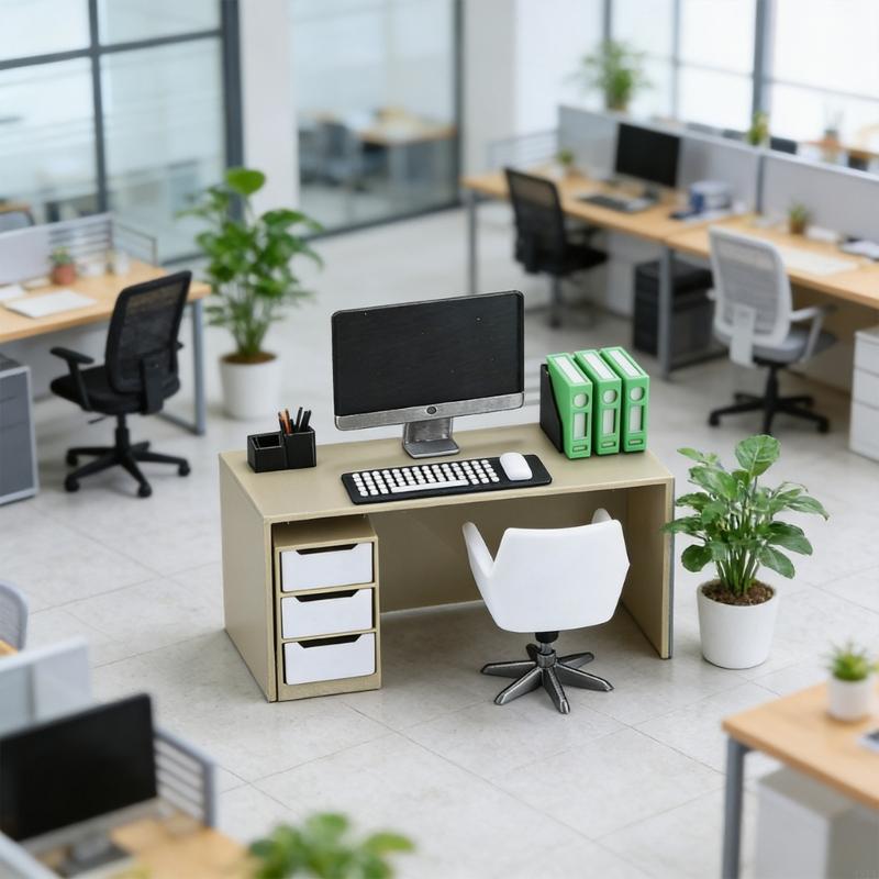  Miniature Offices Setup With  - Desk Setup Nature avaliação e preço