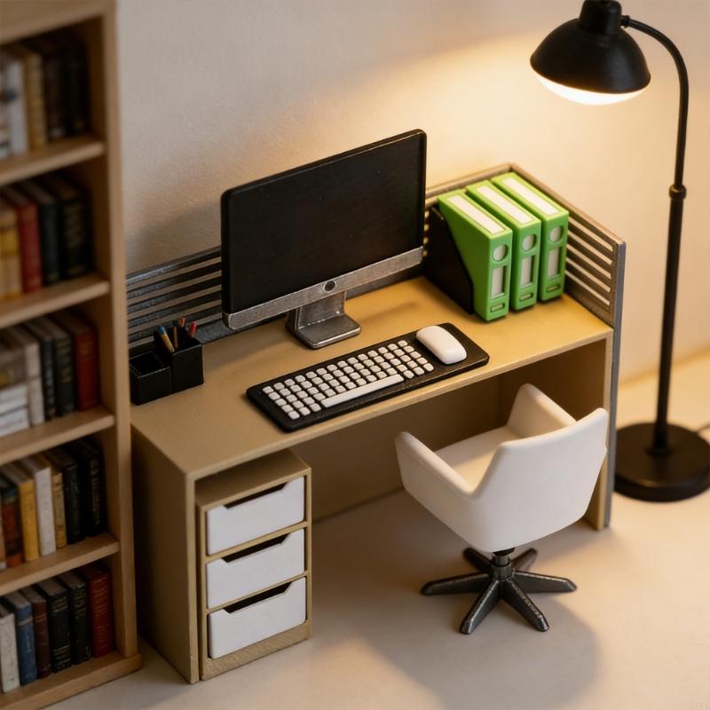  Miniature Offices Setup With  - Desk Setup Nature avaliação e preço