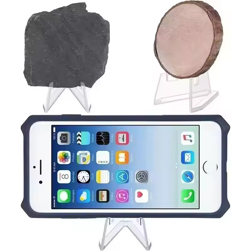 30-1PCS Triangular Card Displa - Desk Setup Stand avaliação e preço