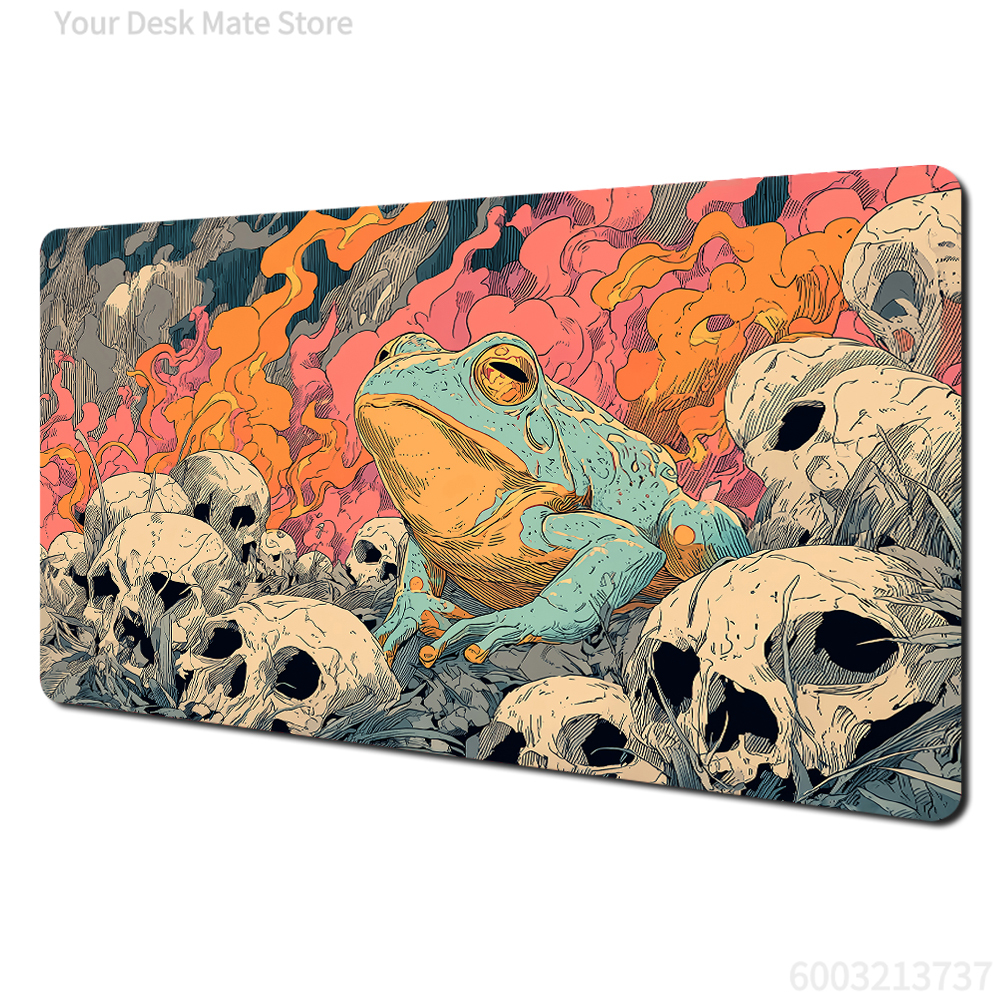 Dark Fantasy Frog Skulls Pink  - Desk Setup Pink avaliação e preço