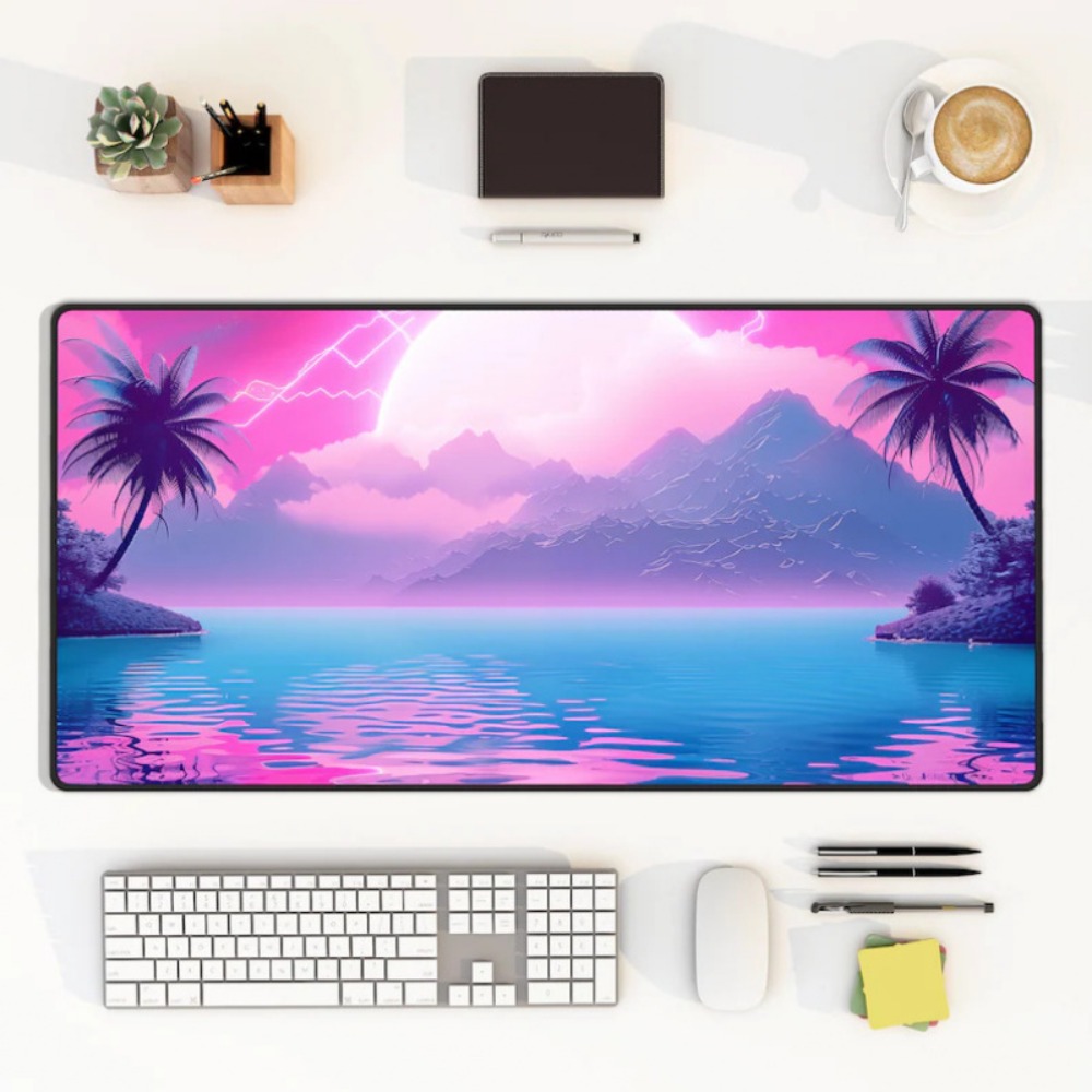 Steamwave Shanyang Desk Mat: L - Desk Setup With Keyboard Tray avaliação e preço
