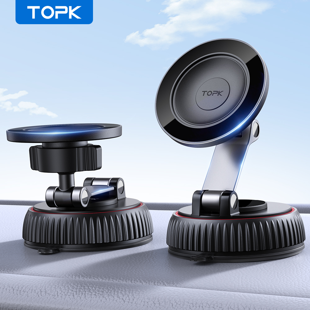 TOPK Magnetic Car Phone Mount  - Desk Setup Stand avaliação e preço