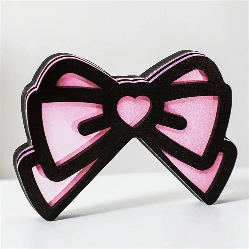 Kawaii Pink Acrylic Bow Monito - Desk Setup Pink avaliação e preço