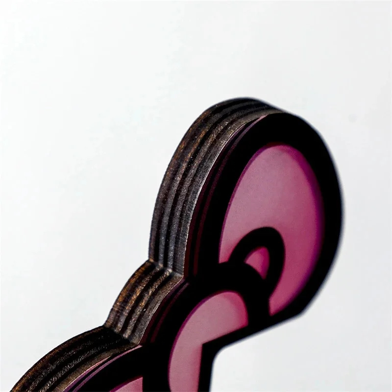 Kawaii Pink Acrylic Bow Monito - Desk Setup Pink avaliação e preço
