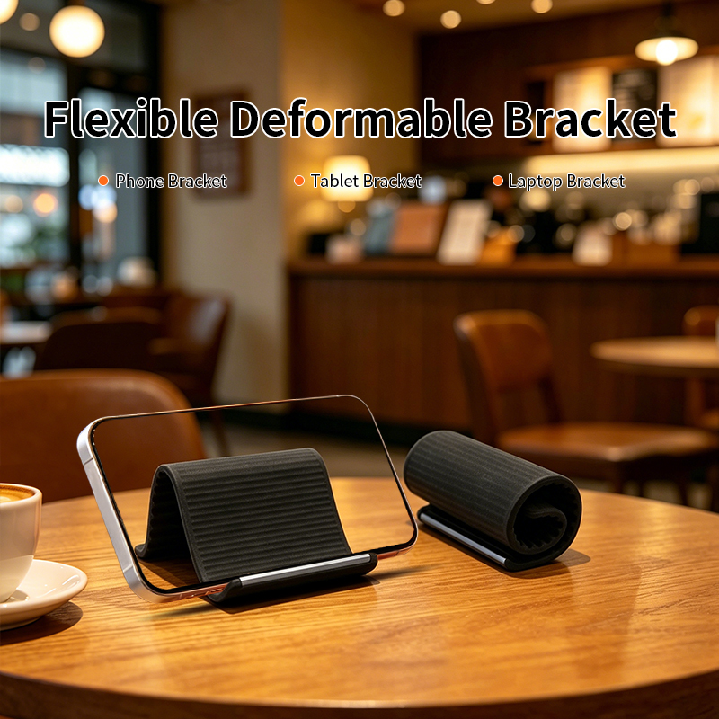 Portable Foldable Silicone Pho - Desk Setup Stand avaliação e preço