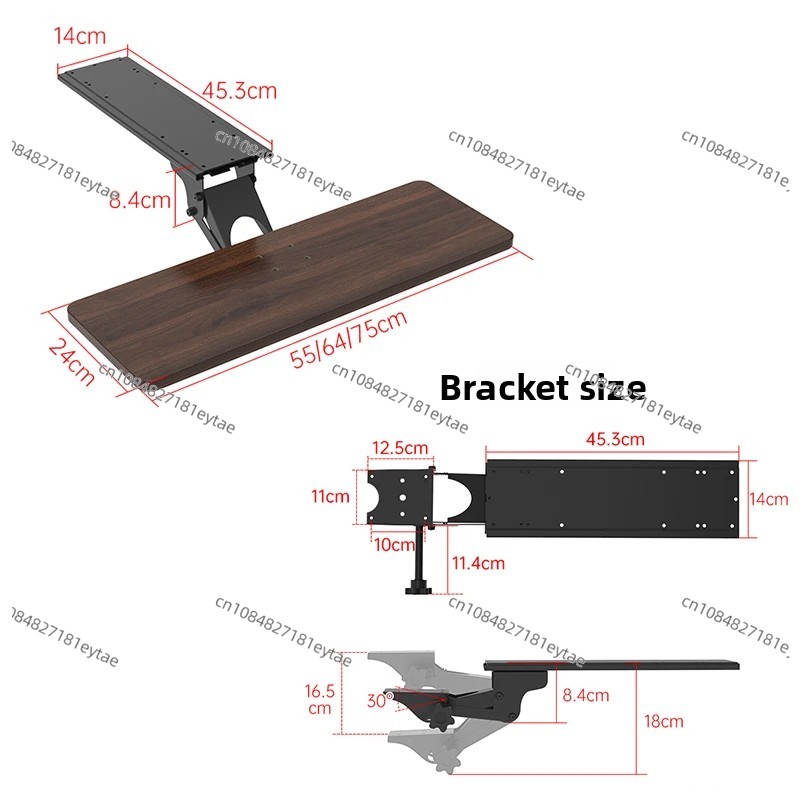 Ergonomic Under Desk Keyboard  - Desk Setup With Keyboard Tray avaliação e preço