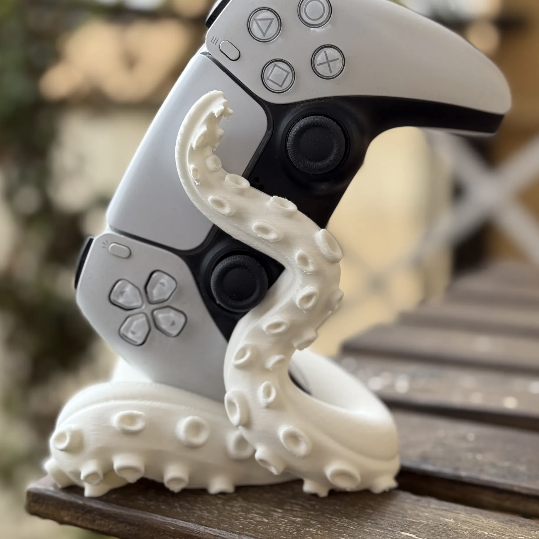 3D Printed Octopus Game Contro - Desk Setup Ps5 avaliação e preço
