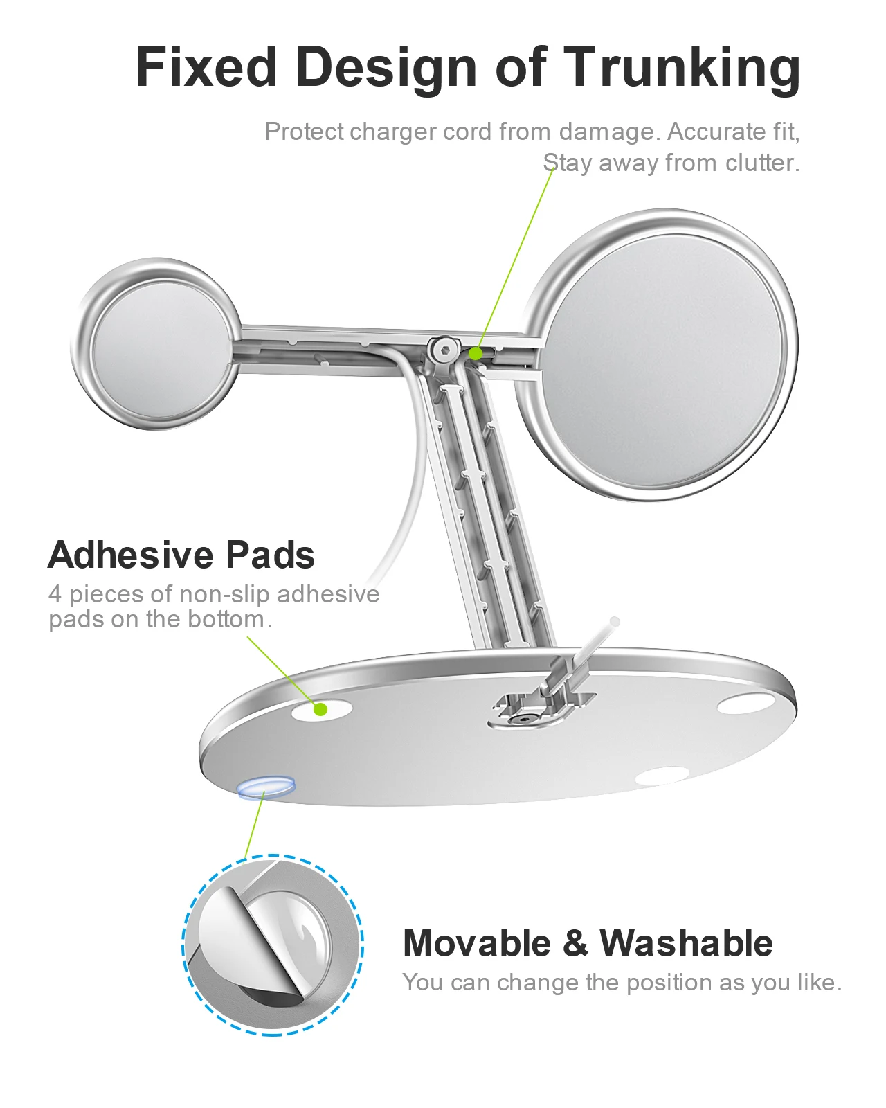 EWA 2-in-1 Desktop Phone Stand - Desk Setup Stand avaliação e preço