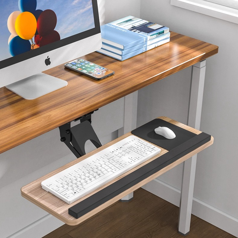 ‌Ergonomic Under Desk Keyboard - Desk Setup With Keyboard Tray avaliação e preço
