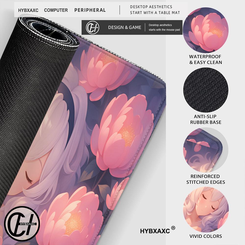 HYBXAXC Kawaii Pink Peony Drea - Desk Setup Dream avaliação e preço