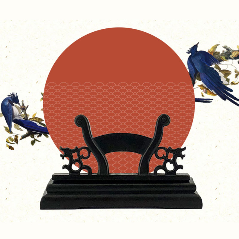 Vintage Art Style Folding Fan  - Desk Setup Wood avaliação e preço