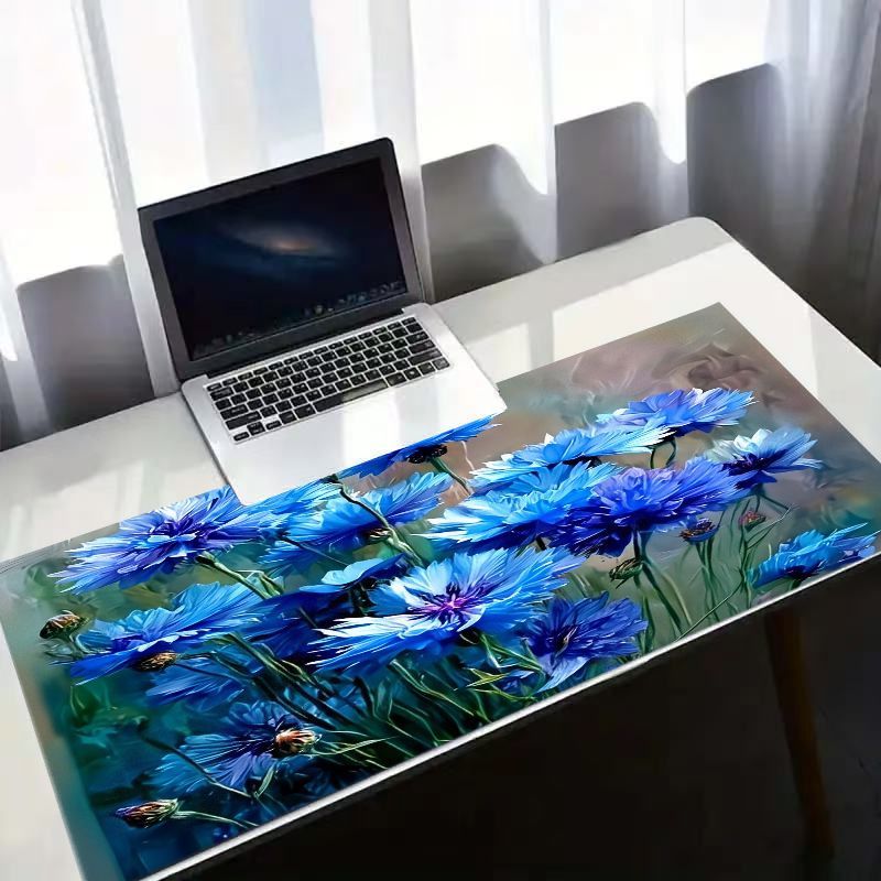 Brand Blue Cornflower Mouse Pa - Desk Setup Nature avaliação e preço