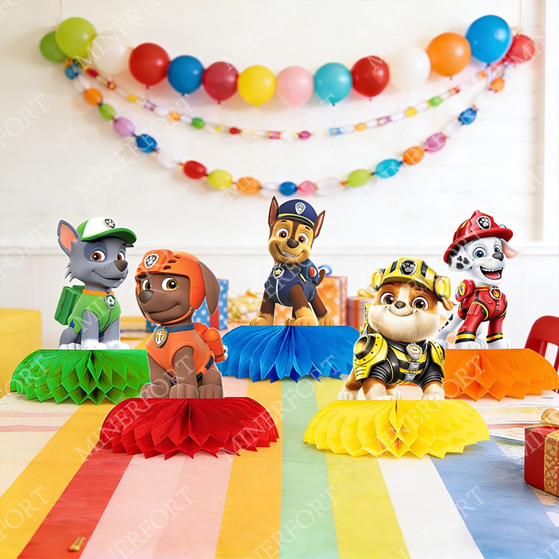 Paw Patrol Theme Honeycomb Ani - Desk Setup Desk avaliação e preço