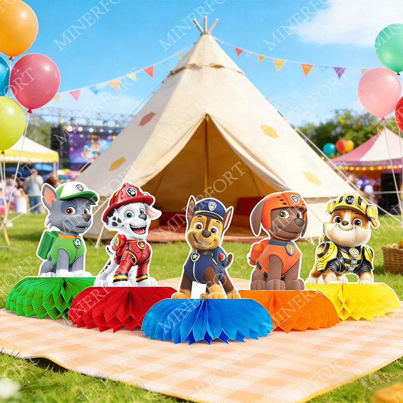 Paw Patrol Theme Honeycomb Ani - Desk Setup Desk avaliação e preço