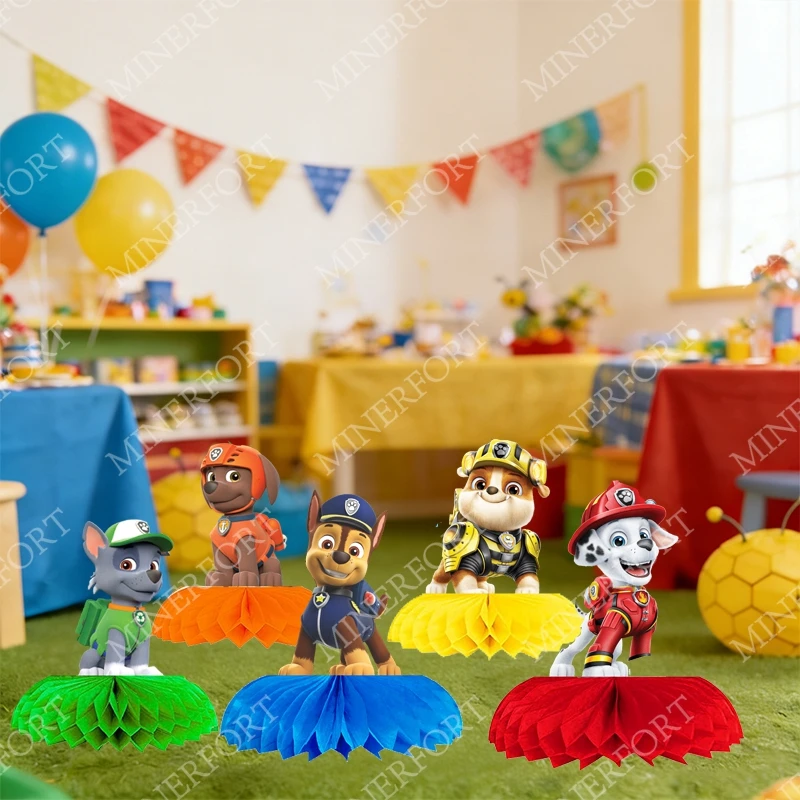 Paw Patrol Theme Honeycomb Ani - Desk Setup Desk avaliação e preço